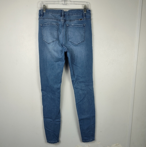 Kancan Light Blue Skinny Jeans Button Fly 13/30 - Picture 5 of 11